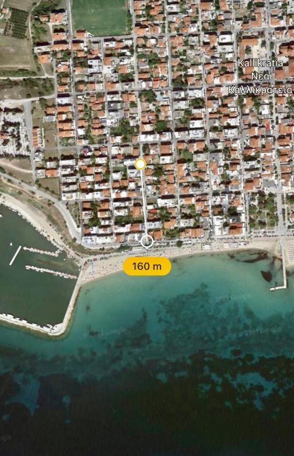 Lux Apartment Nea Kallikratia Nea Kallikrateia المظهر الخارجي الصورة